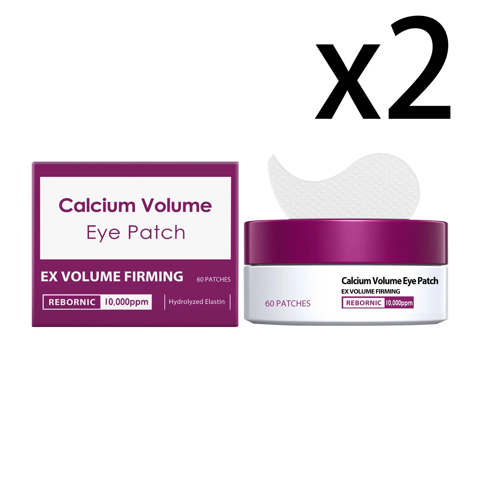 Collagen Eye Mask – Reduce Dark Circles & Puffiness 60 Pcs Eye Mask Patches Zpaxo 2x60PCS