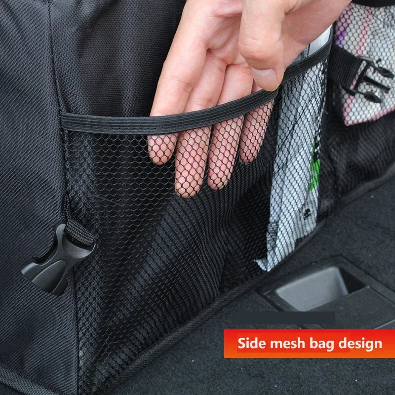 Car Backup Storage Box Folding Large Cargo Camping Multi Functional