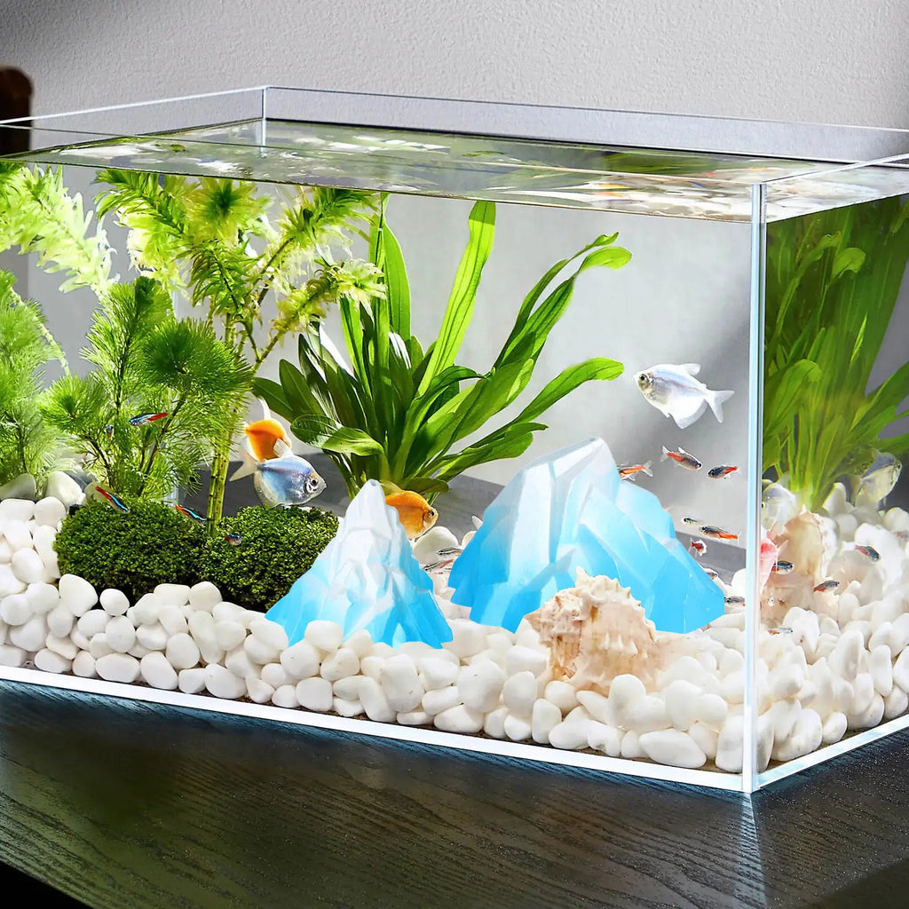 Aquarium Ice Mountains Lightweight Wear Resistant Simulation Floeberg
