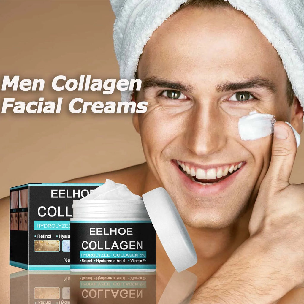 Men's Collagen Anti-Wrinkle Face Cream | Hyaluronic Acid Men's Face Cream Zpaxo