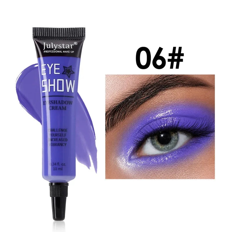 9 Eyeshadow Cream Professional Face Paint Body Pigment Matte Liquid Zpaxo 06
