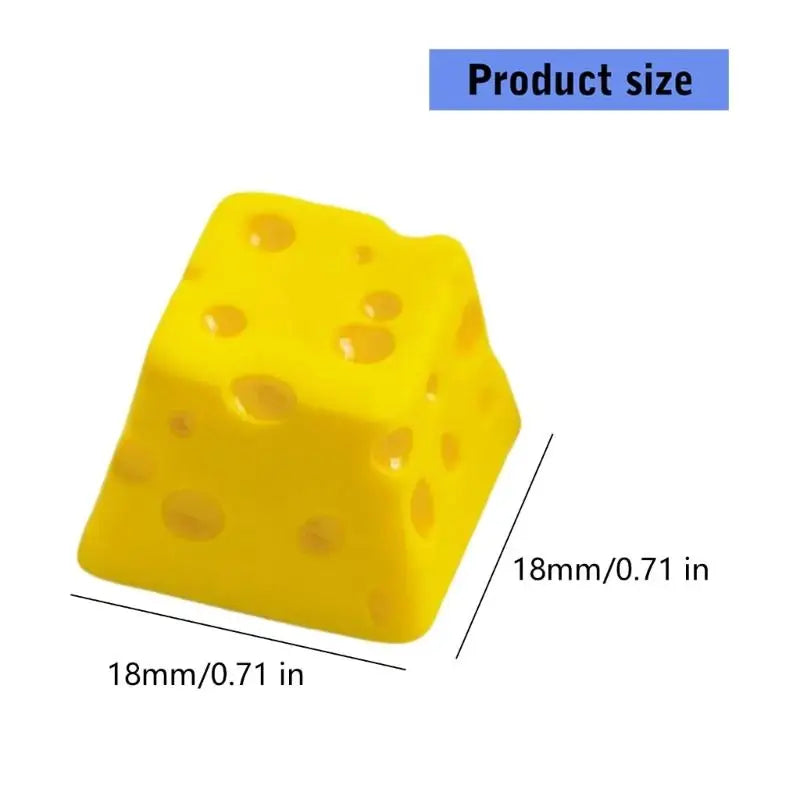 652F Crosses Stem Compatible Cheese Themed Resins Keycap Fun Addition Zpaxo