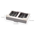 Holder Capsule Coffee Capsule Coffee Tea Drawer Organiser Bag Organiser No Need To Punch HolesSpace-saving Home Storage Box Zpaxo 27.2x18.5x7.5cm