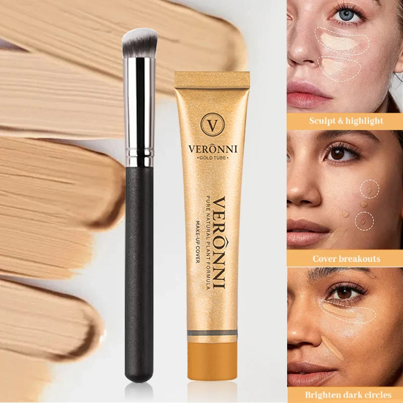14 Liquid Concealer Foundation Moisturizing Long-lasting Lightweight Zpaxo