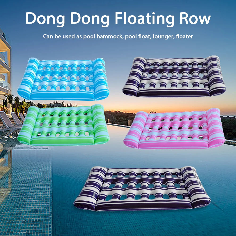 2025 Water Recliner Hammock Foldable Floating Lounger Air Mattress