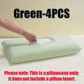 Summer Cooling Pillowcase Silk Breathable Soft Case Open Elastic Edge