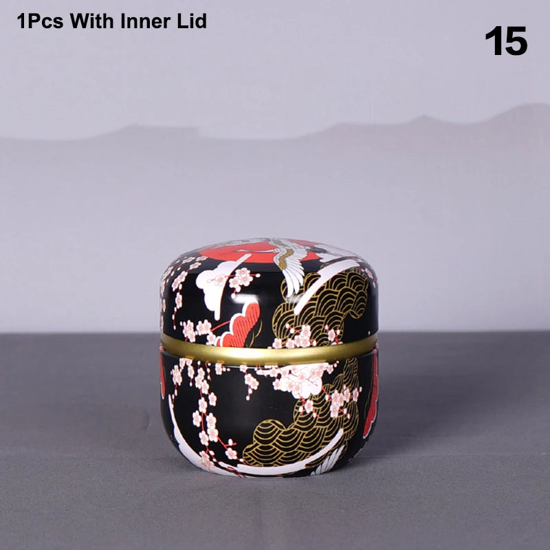 CMSmall Portable Storage Boxes Tea Caddy Box Containers Candle Cans Zpaxo 15