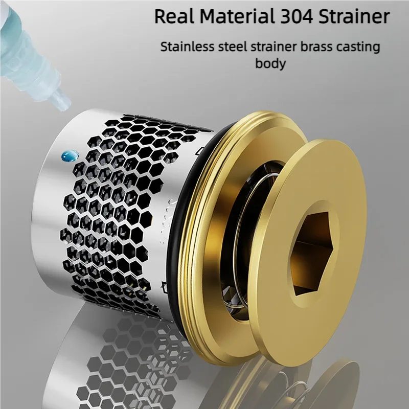 Water Stop Valve Pipeline Brass Raw Material Angle Faucet Automatic