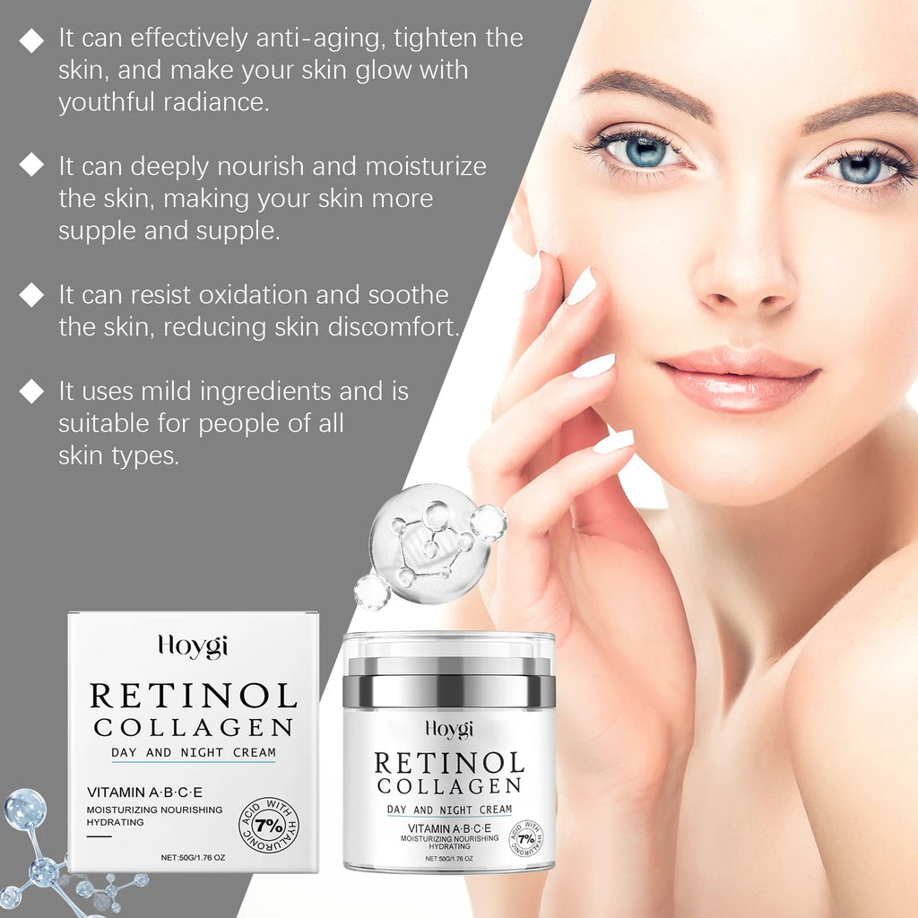 Hoygi Retinol Anti-Aging Face Cream | Collagen & Vitamin C 50g Anti-Aging Face Cream Zpaxo