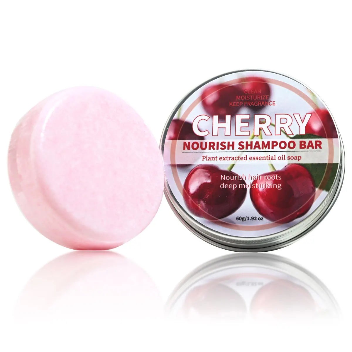 Cherry Fruit Essence Shampoo Bar – Moisturizing Hand Soap Shampoo Bar Soap Zpaxo