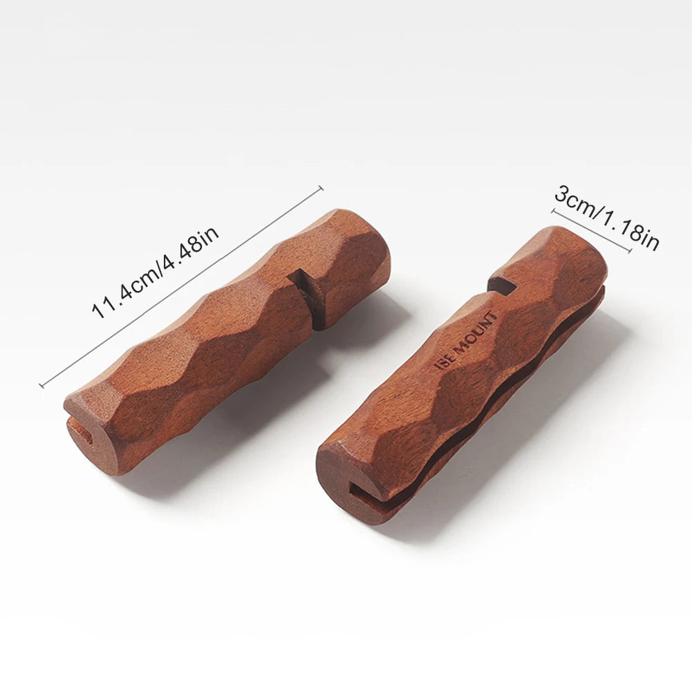 Heat Resistant Pan Holder Solid Wood BBQ Handle Cookware Sauce