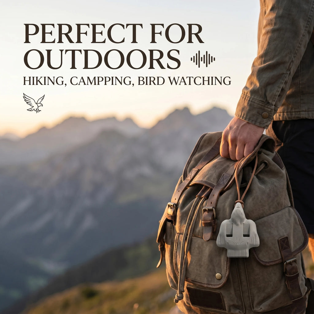 3D Printed Eagle Head Whistle Loud Emergency Survival Outdoor Camping