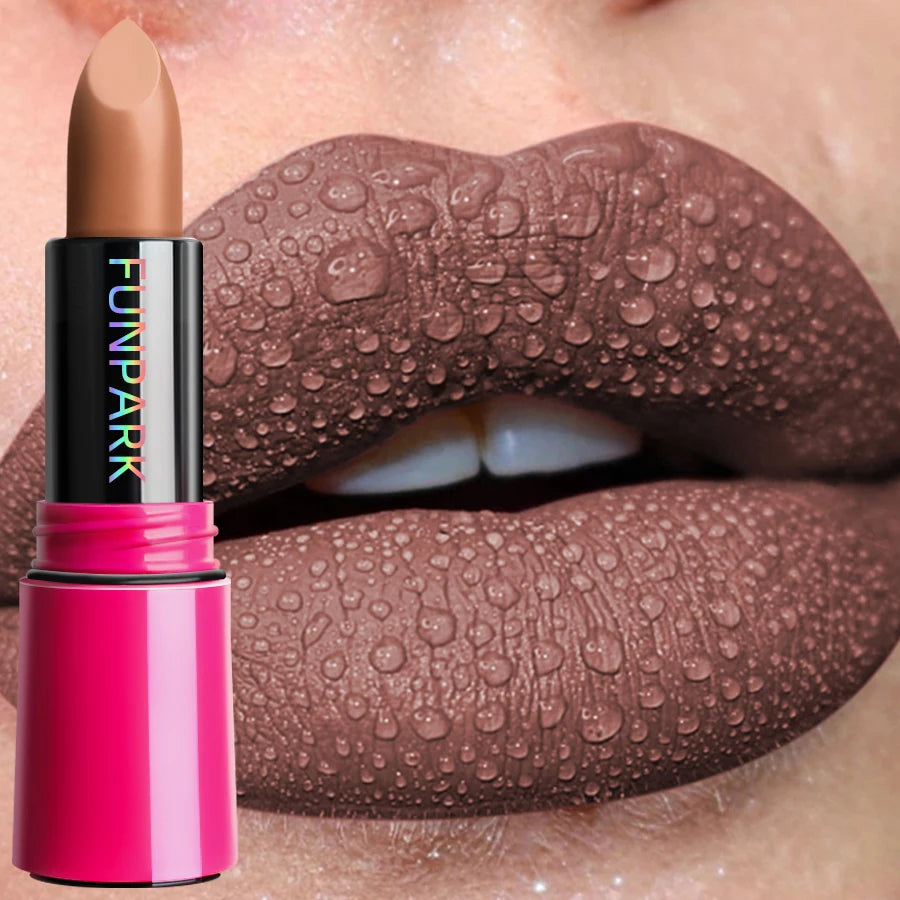 25-Color Matte Lipstick Waterproof Long Lasting Velvet Finish Lip