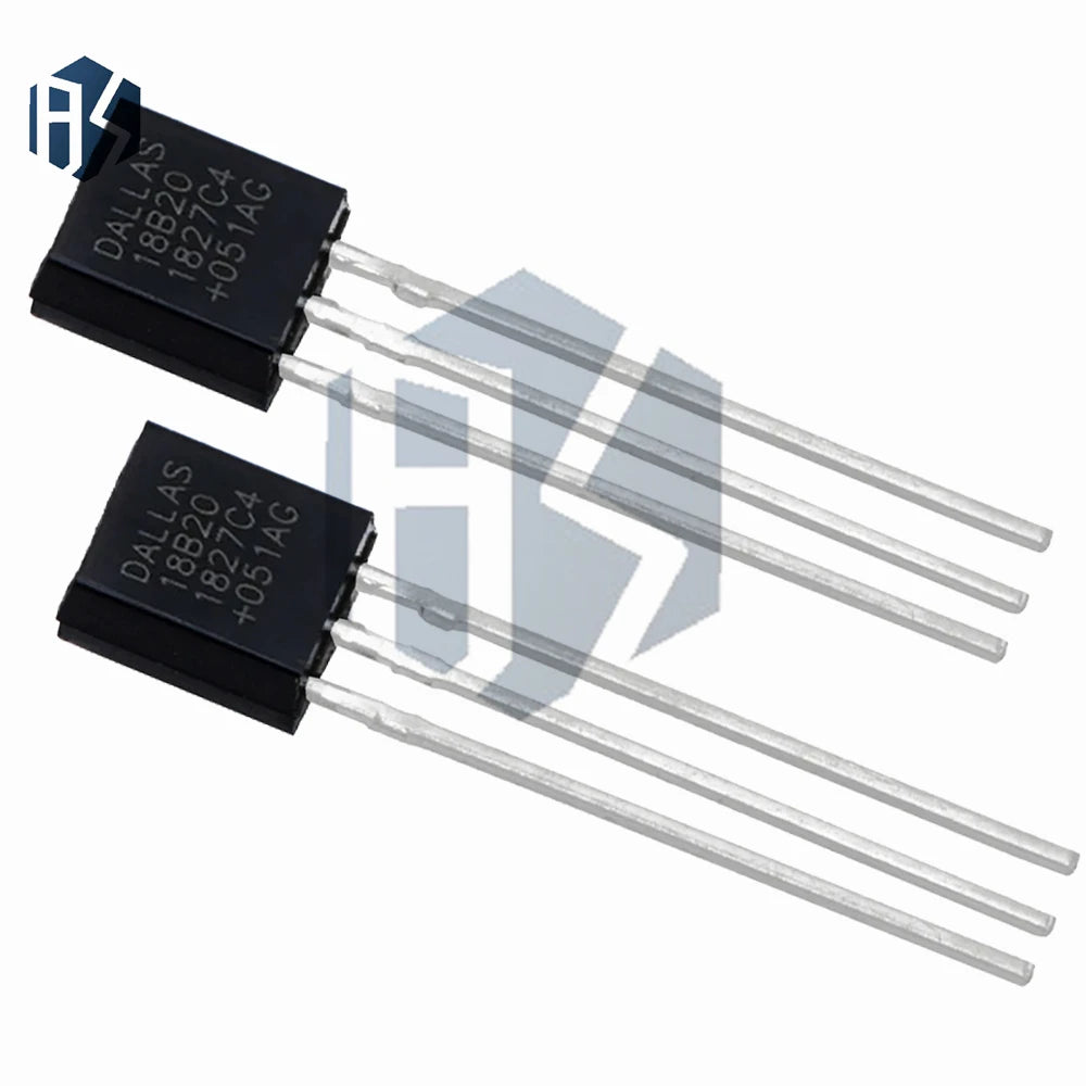 Lot Sensor Electronic Chip DS18B20 TO-92 18B20 Chips Temperature IC Zpaxo