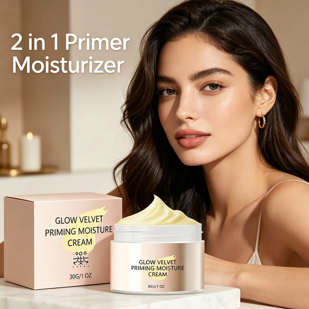 2 in 1 Primer Moisturizer Makeup Primer Deep Hydrating Non Greasy Long Lasting Flawless Base Smoothing Fine Lines 30g Zpaxo