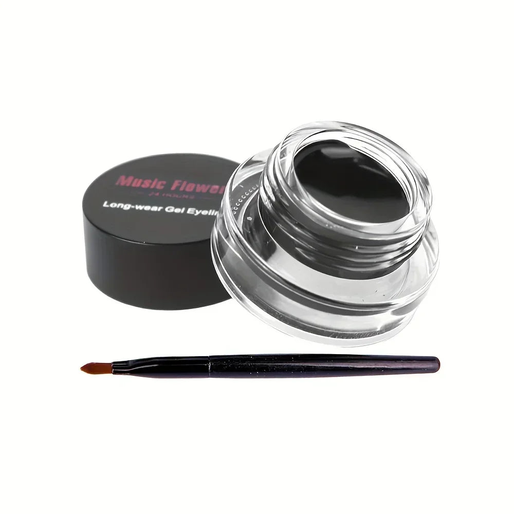 Rich Rendering Eyeliner Cream Smudge Proof Waterproof Easy Coloring