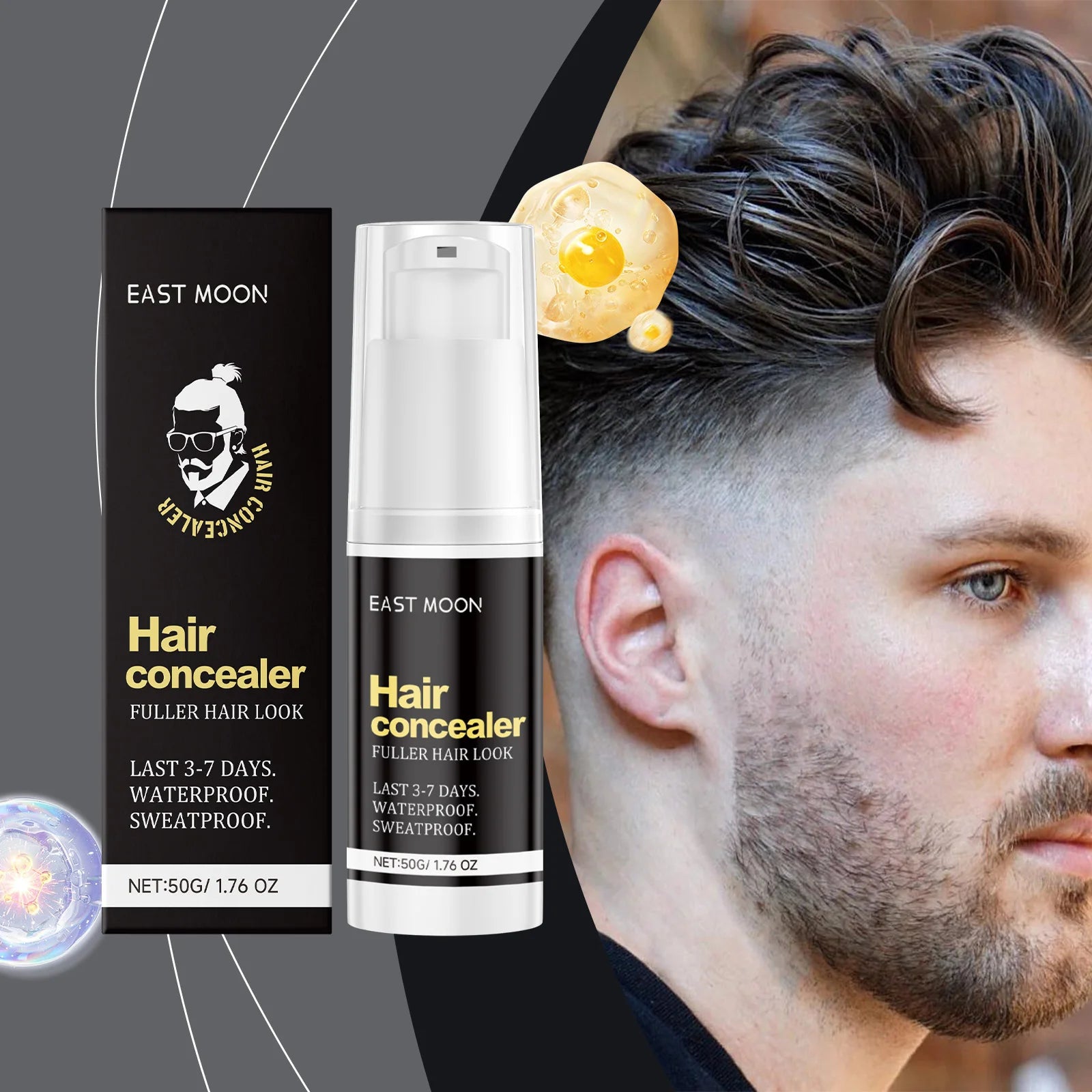 Specialized Hair Cover Cream:Targeted Fix for Hairline,Parting & Small Bald Spots,Natural & Skin-Fit,Waterproof & Sweatproof Zpaxo