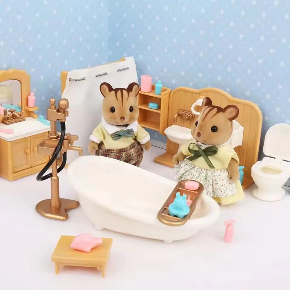 1 12 Scale Dollhouse Furniture Bedroom Bathroom Kitchen Livingroom