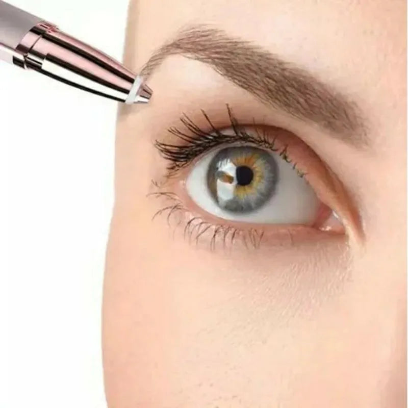 Portable Mini Electric Eyebrow Trimmer Face Hair Remover Blade Eye