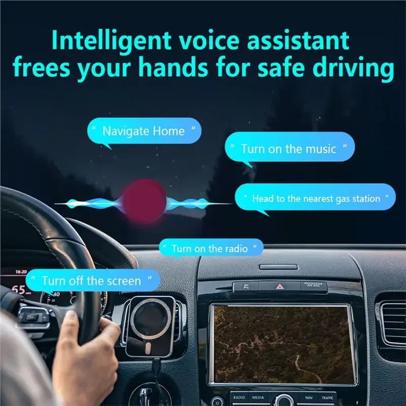 2026 4in1 Smart AI Box Wireless Carplay Android Auto Adapter Netflix Zpaxo