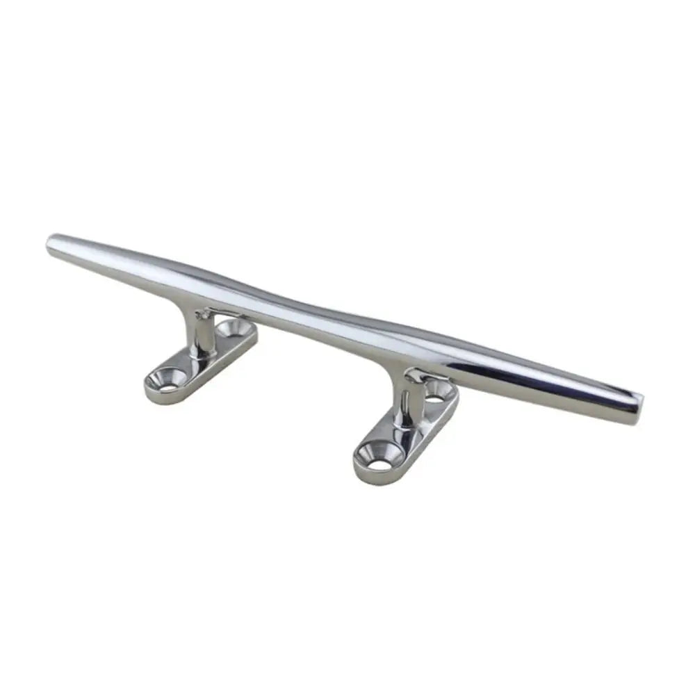 316 Stainless Steel Boat Dock Cleat Heavy Duty 4/5/6/8/10/12 Inch Marine Rope Cleat Silver Durable Zpaxo 12 Inch-Heavy Duty