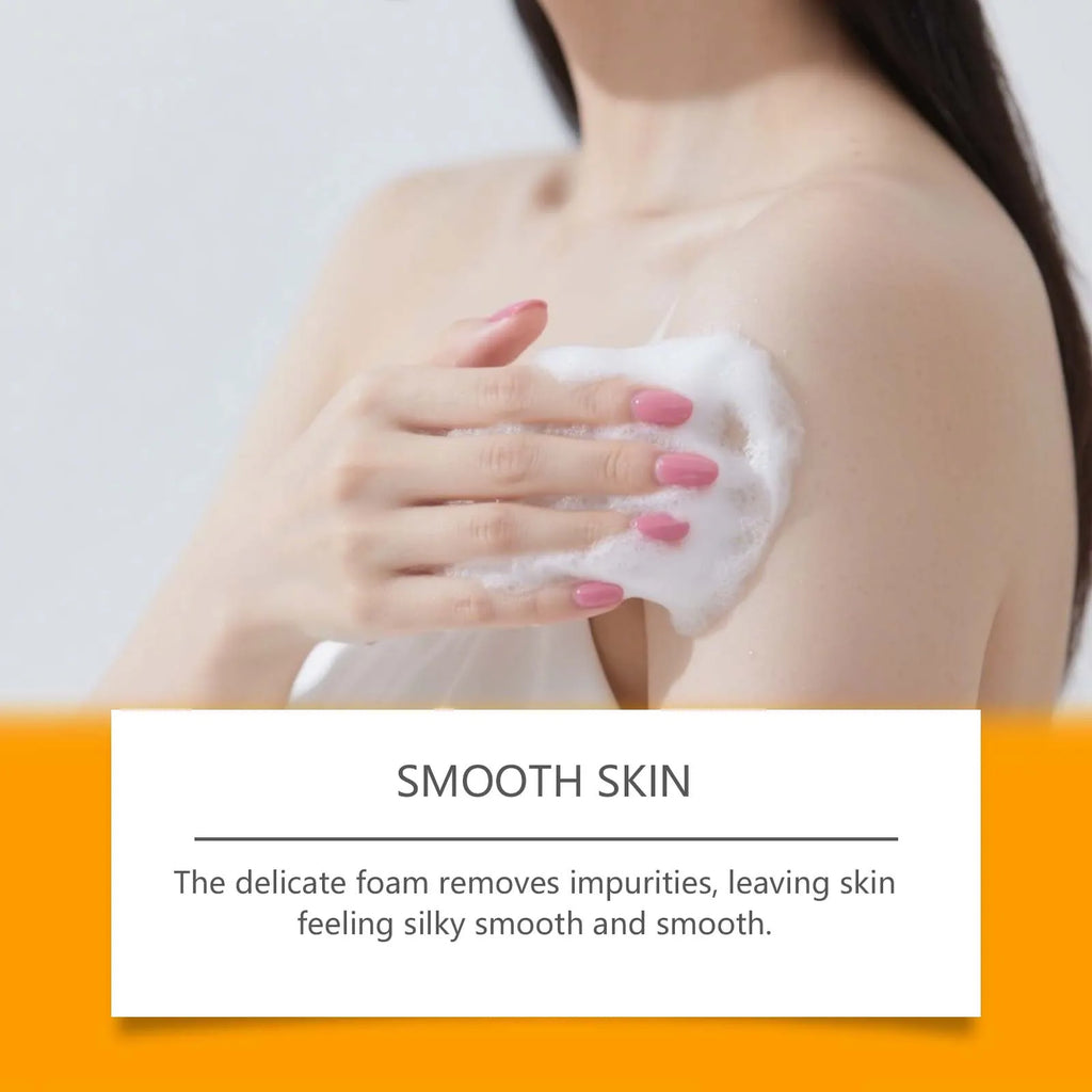 Persimmon Scented Body Soap Bar For Dry Skin Moisturizing Gentle Cleanser Winter Skincare Long Lasting Fragrance Bath Luxury Zpaxo