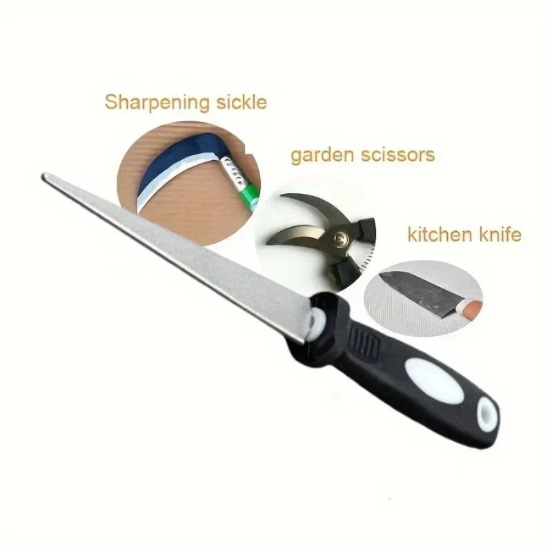 Double-Sided Diamond Sharpening Stone – Flat & Curved Knife Sharpener
