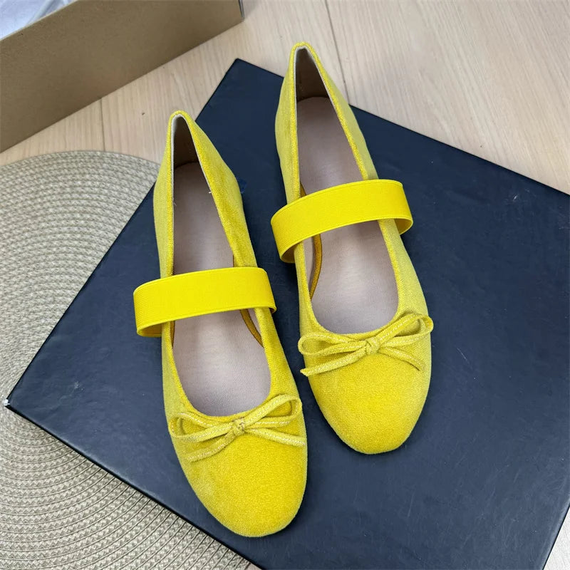 Retro Shallow Flat Shoes for Women 2025 New Spring Autumn Flat Ballet Skirt Mary Jane Shoes Loafers Women zapatillas mujer Zpaxo