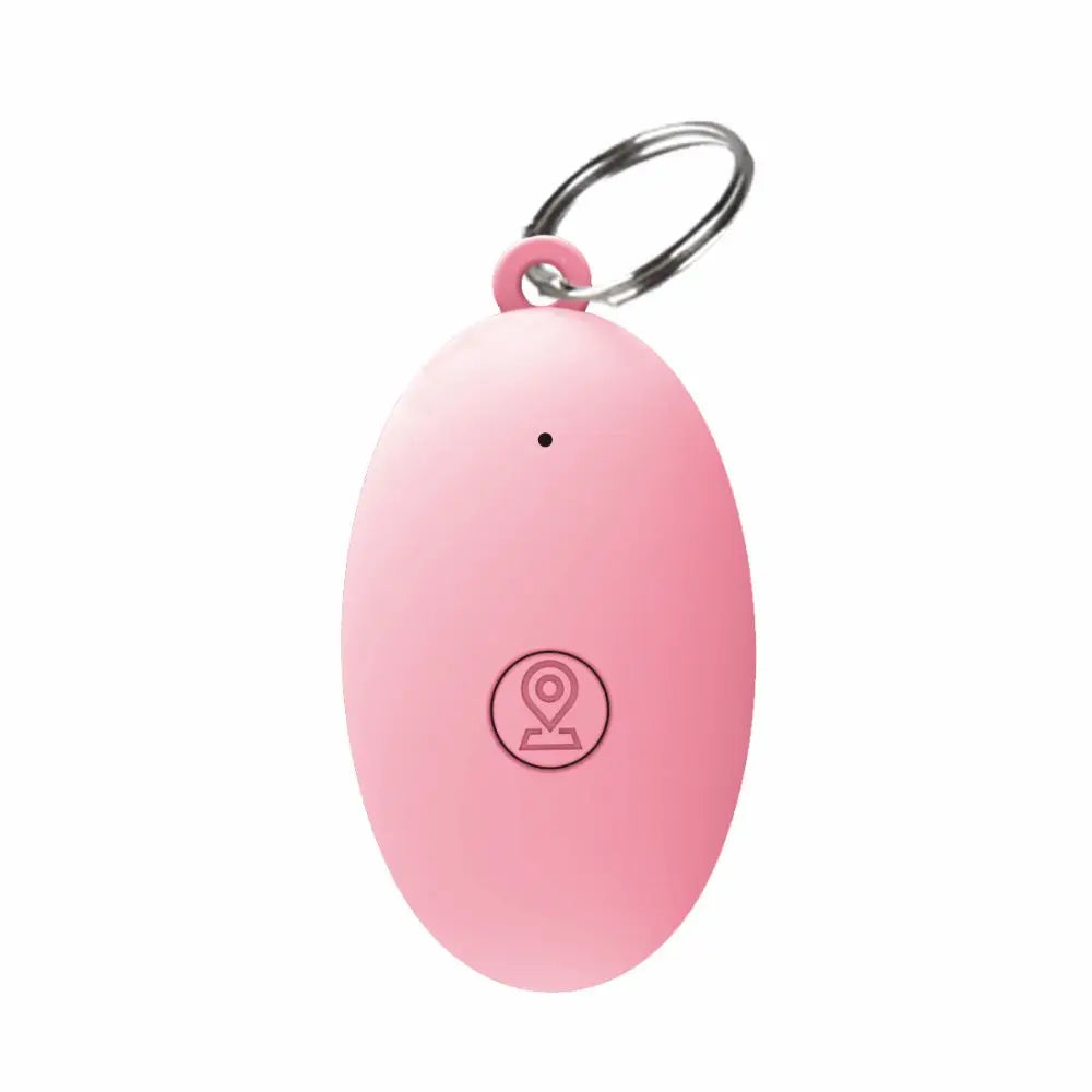 Mini GPS Tracker Bluetooth Tracker Smart Anti-Lost Device Pets Kid Bag Wallet Wireless Tracking Smart Finder Locator Accessories Zpaxo Pink