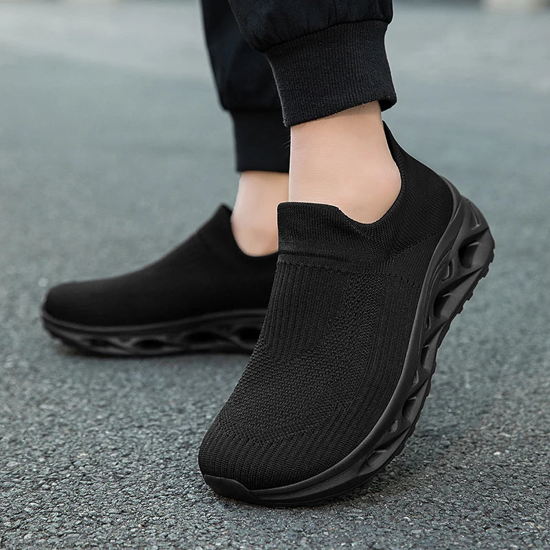 Men's Casual Sneakers Luxury Trainer Shoes Breathable Race Running