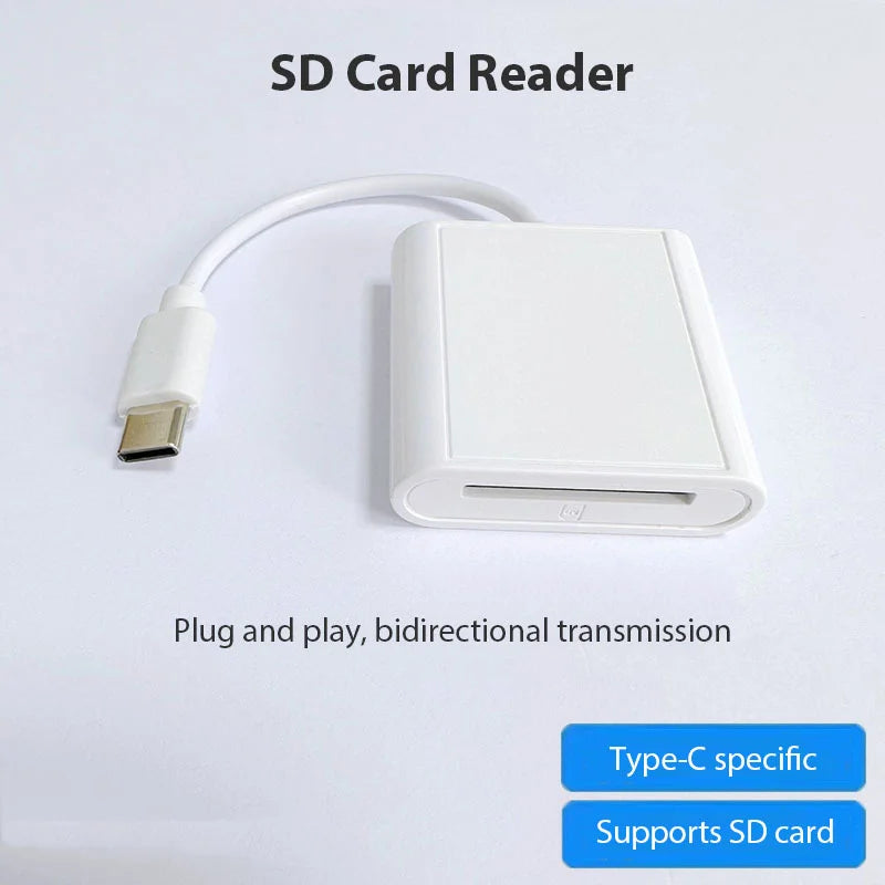 1 C SD TF USB Card Reader OTG Adapter Speed Iphone 15 Laptop Android Zpaxo
