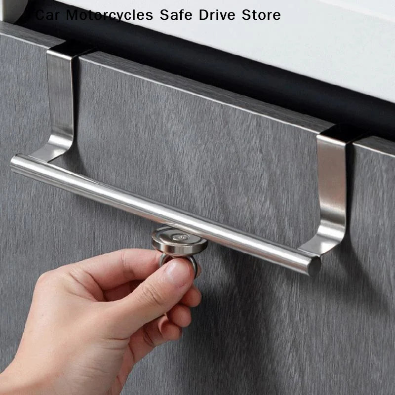 Towel Robe Rack Stainless Steel Bar Kitchen Dish Cloths Hanger Home