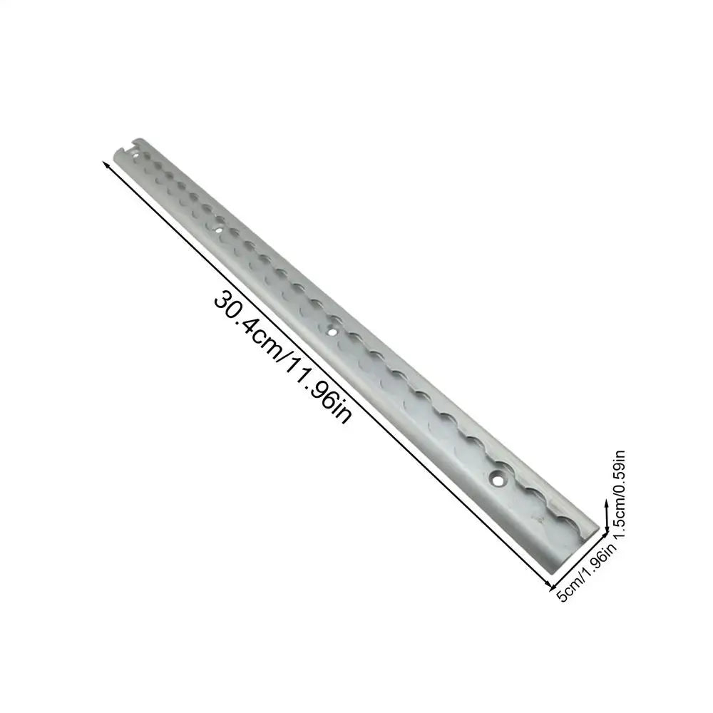 Aluminum Airline Rail 0 5M L-track Control Tie Down Trailer Securing Zpaxo 30.4cm rail