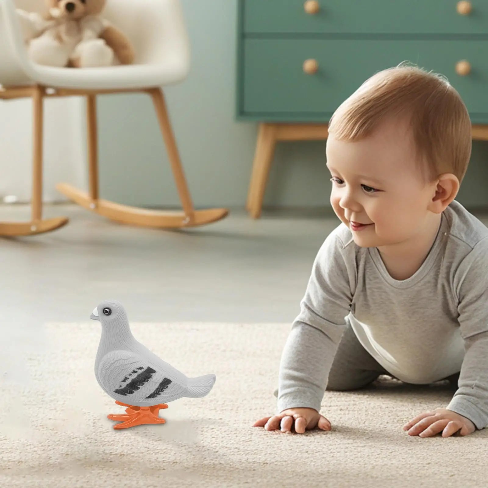 Kids Wind-up Toys Educational Simulation Bird Clockwork Toy Novelty