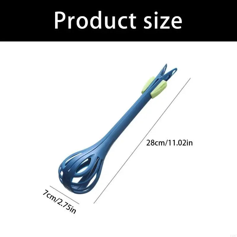 Ergonomic Handle Multifunctional Eggs Whisk Tongs ABS Safe Easy Clean