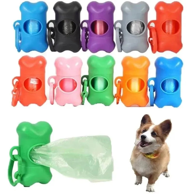Bone Shape Dog Poop Bag Dispenser – Portable Pet Waste Holder