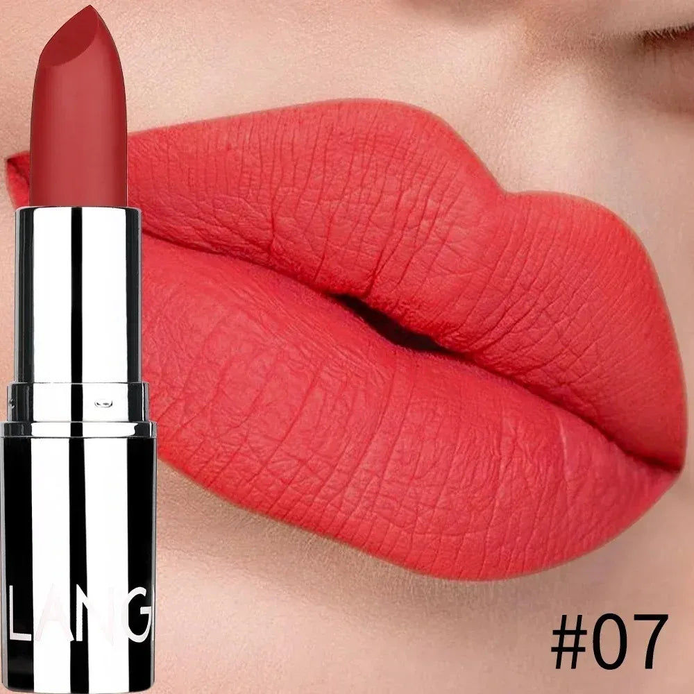 8 Colors Bullet Matte Lipstick Waterproof Long-lasting Velvet Lips