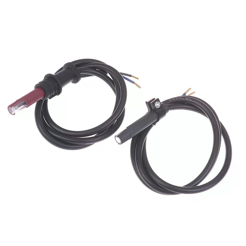 QRB1 Photocell Flame Detector Glass Bubble Flame Sensor Photosensitive Electric Eye For Burner Fire Detection Zpaxo
