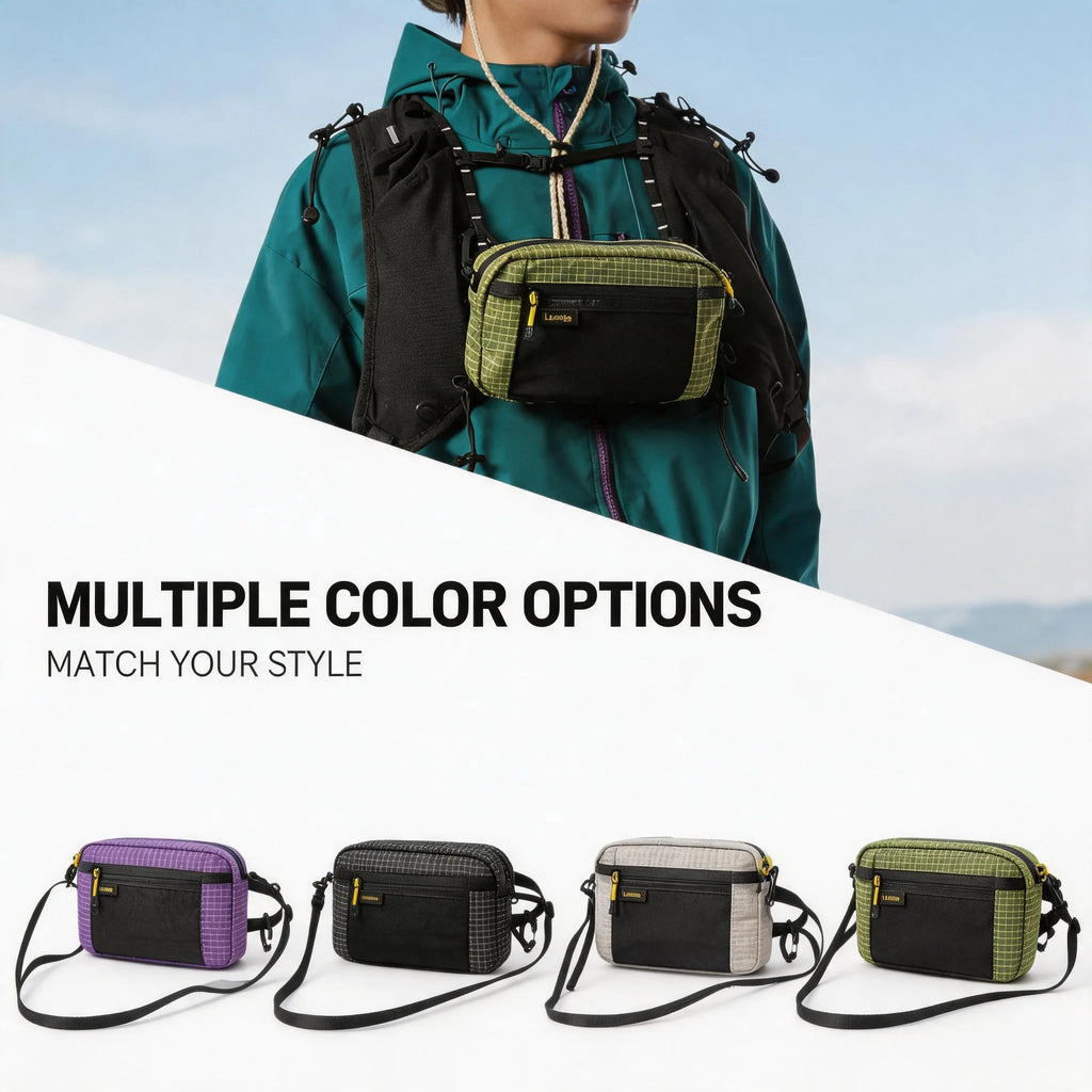 Ultralight Waterproof Waist Pack – 1.1L Multi-Pocket Sport Belt