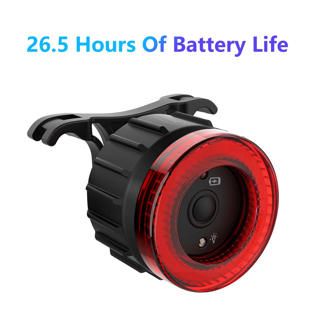 Bicycle Smart Auto Brake Sensing Light Waterproof LED Charging New Cycling Taillight Bike Rear Light Warn Bicycle Taillight Zpaxo