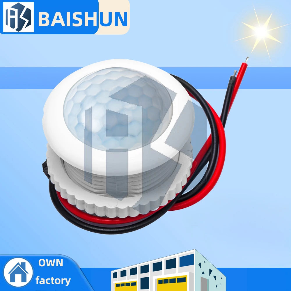 220V PIR Infrared Motion Sensor Switch 3‑6m Detection Human Body Induction Ceiling Light Controller Zpaxo Default Title