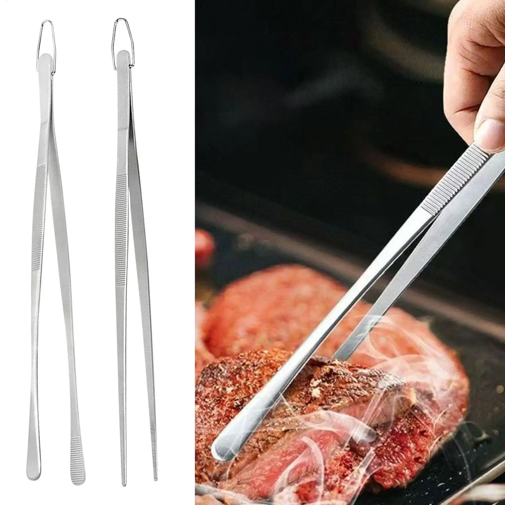 Stainless Steel Kitchen Tongs – Non-Slip BBQ & Cooking Tongs Cooking Tongs Zpaxo