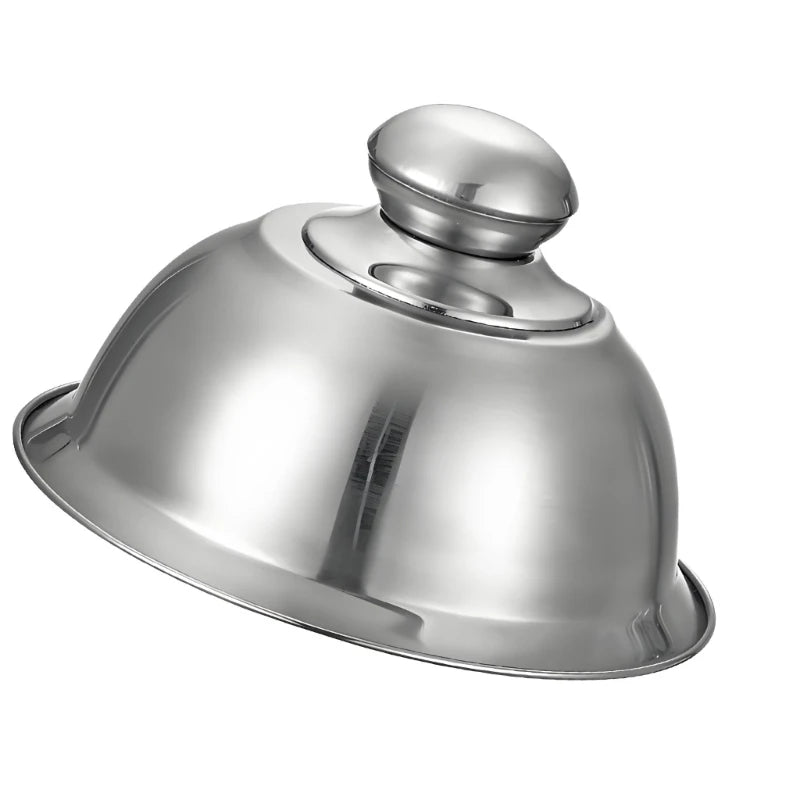 Rustproof Round BBQ Lid Handle Grill Basting Cover Serving Dome