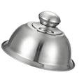 Rustproof Round BBQ Lid Handle Grill Basting Cover Serving Dome