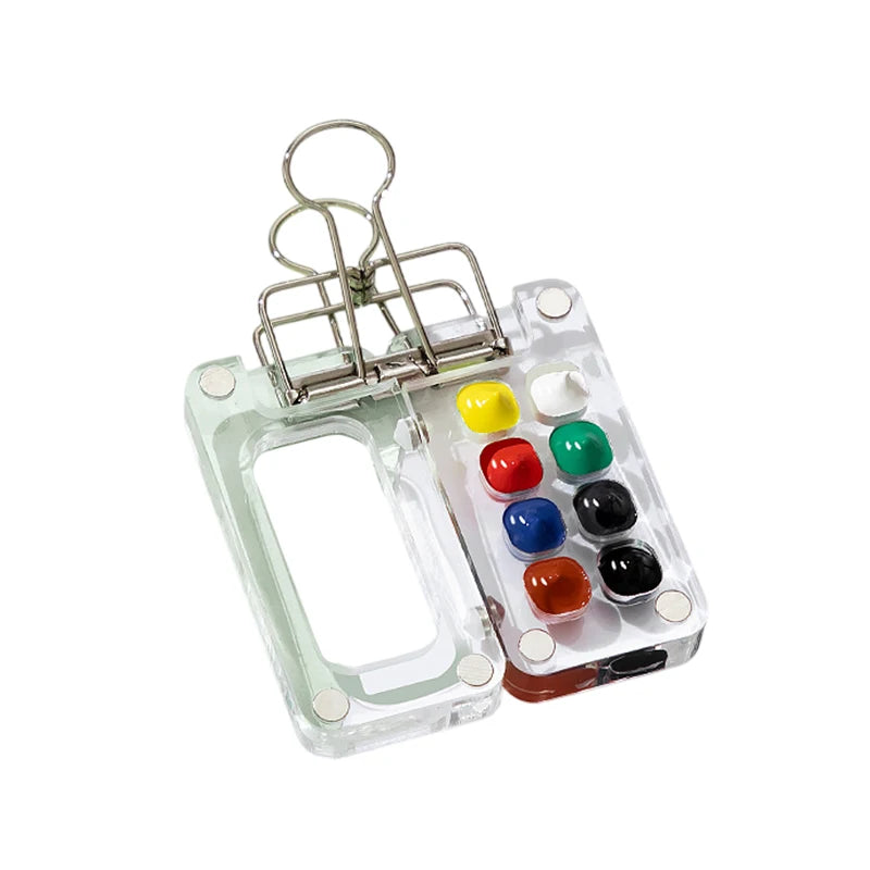 Travel Watercolor Palette Set – Mini Pocket Artist Painting Kit