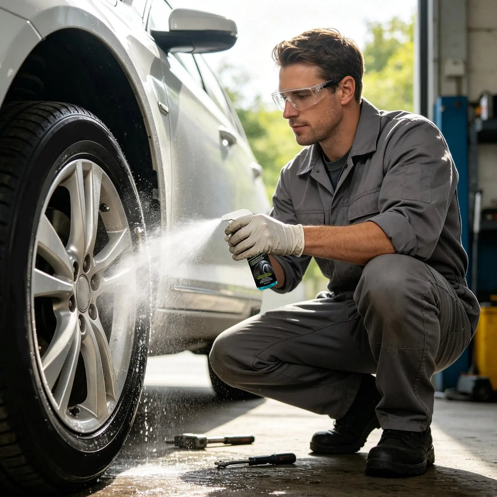 Tire Shine Spray Long Lasting Coating Dressing Rubber Restorer