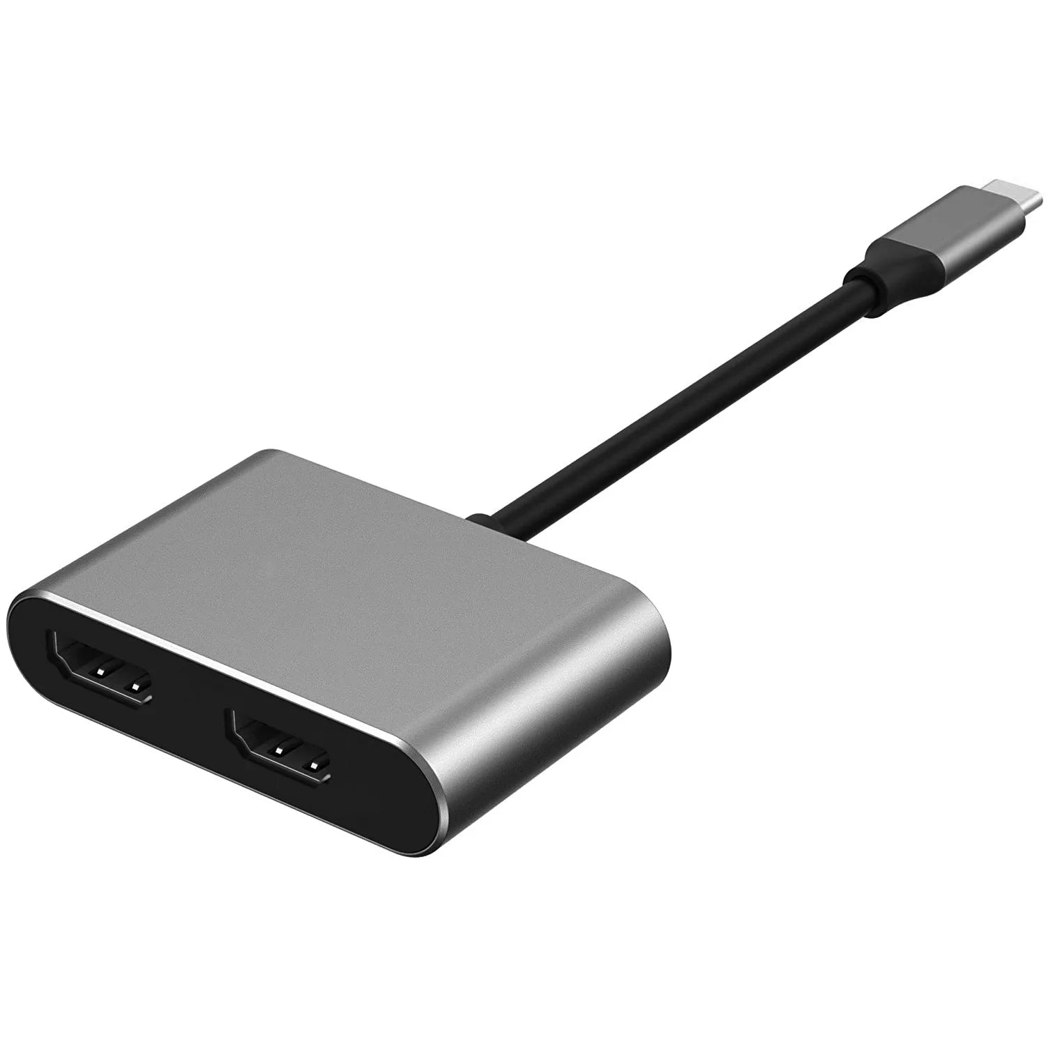 2 Port USB C Hub Dual HDMI Splitter 4K 60HZ Screen Expansion Docking Zpaxo