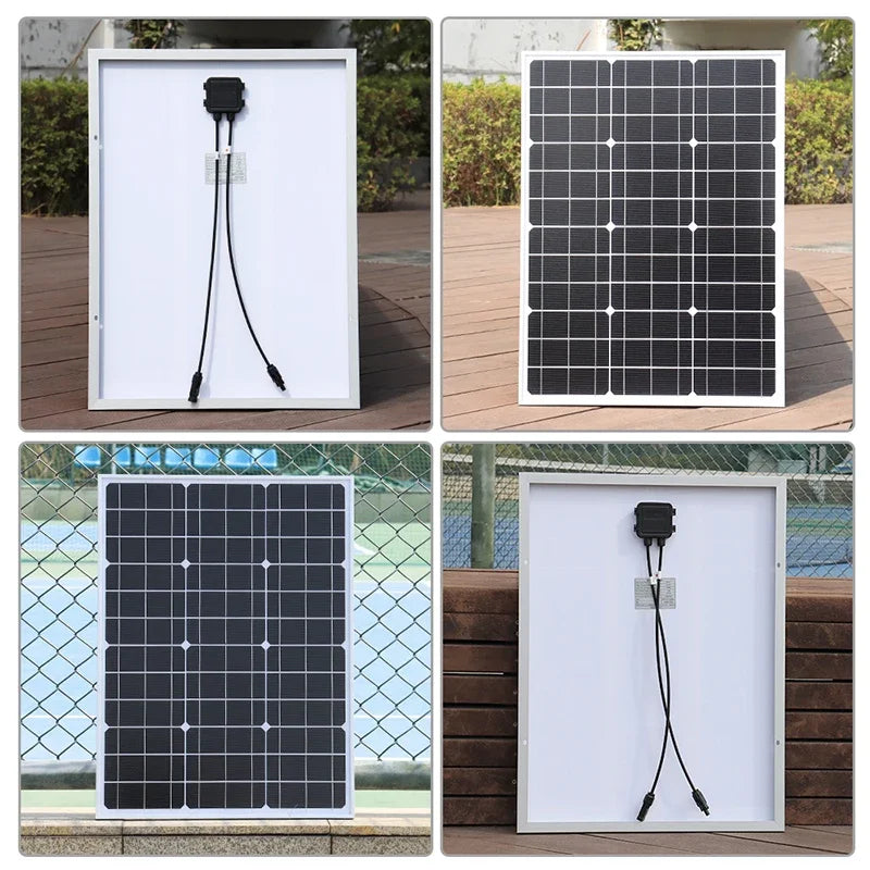 4000W 18V Solar Panel Efficiency Monocrystalline Tempered Glass Zpaxo