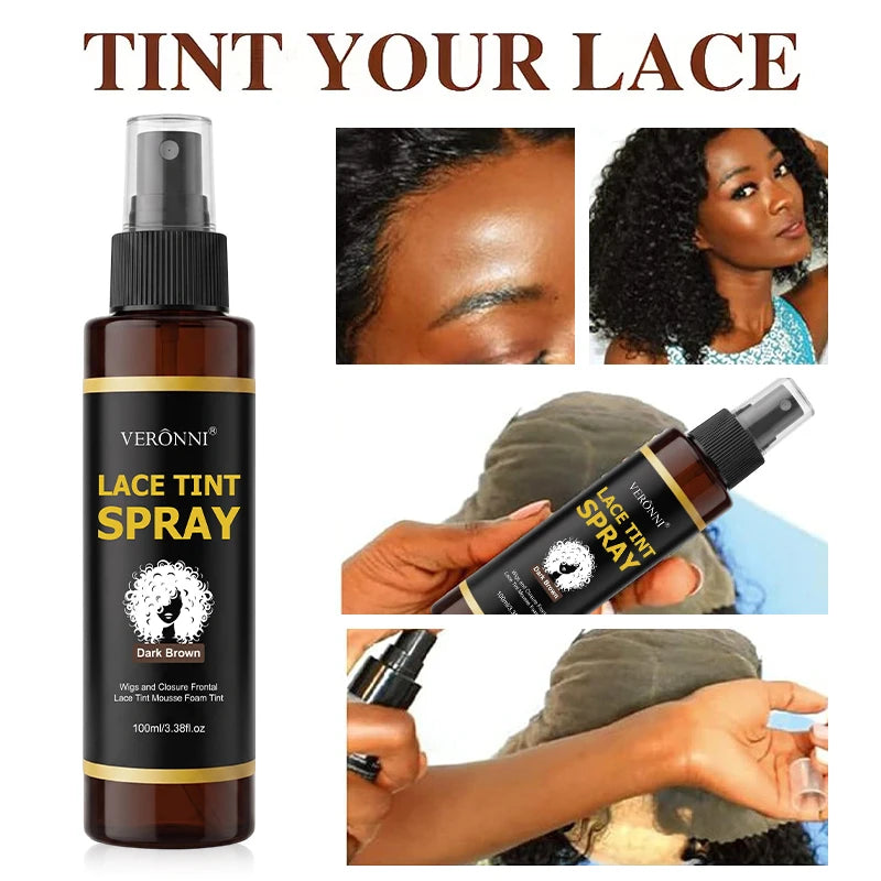 Glueless Lace Melting Spray Holding Wig Strong Hold Dyed Care Glue Zpaxo