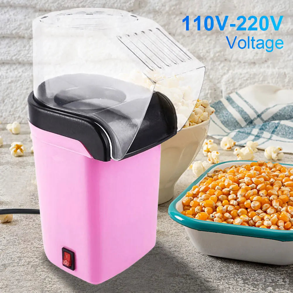 1200W Hot Air Popcorn Popper High Popping Rate Electric Hot Air Popcorn Maker for Home Family Party Kids Zpaxo